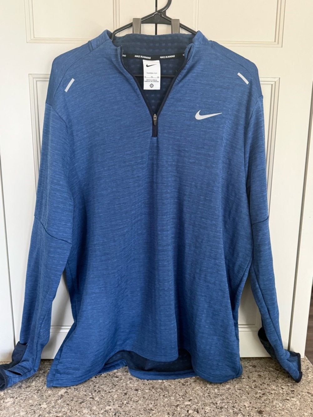 Nike Therma-FIT Running Quarter-Zip Pullover - Blue
